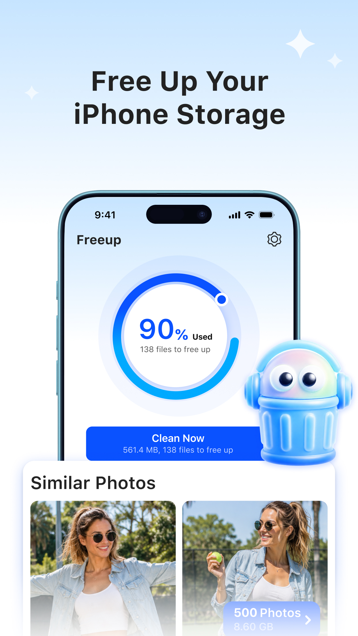Freeup App Screenshot
