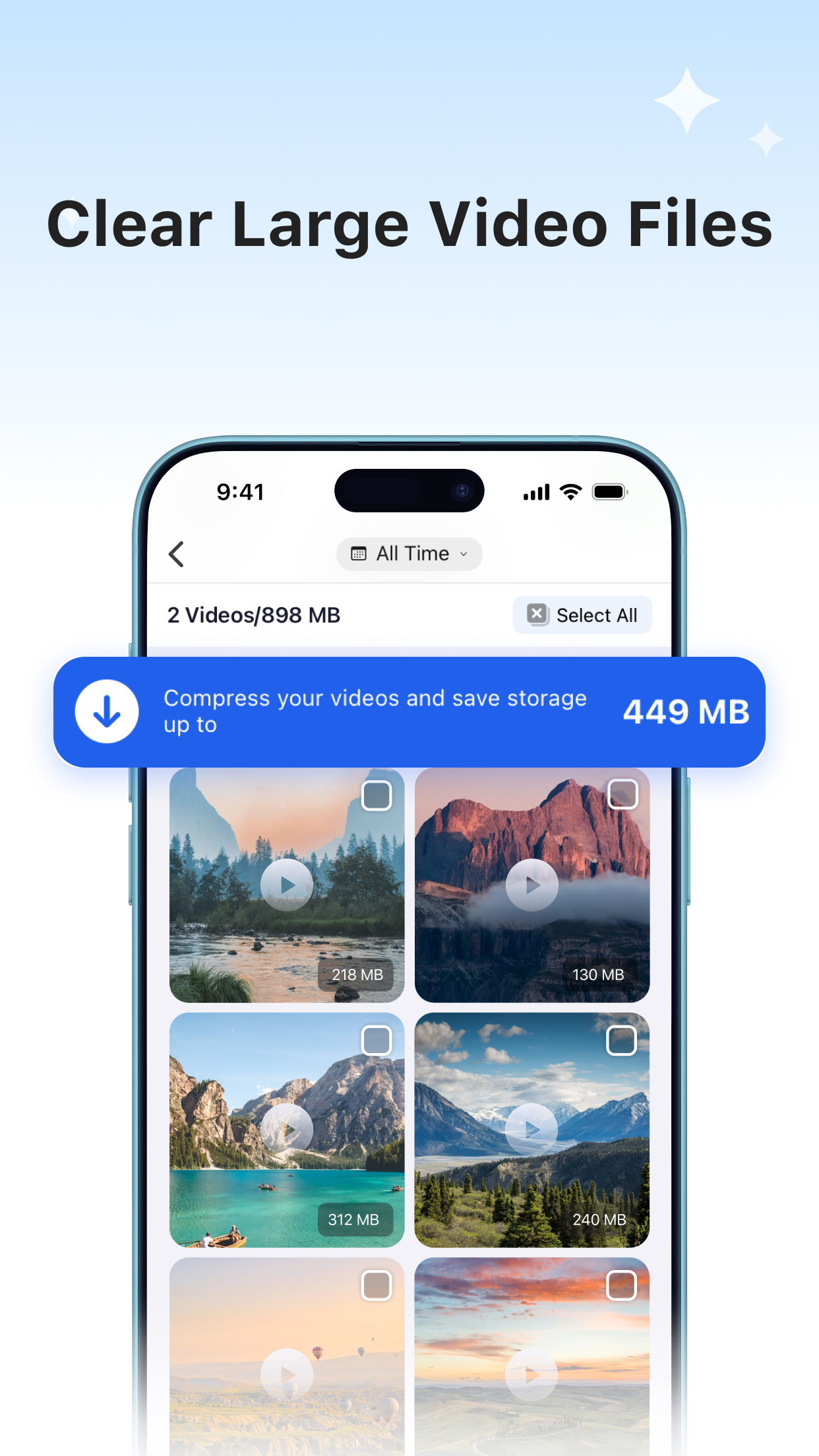 Clear Large Video Files